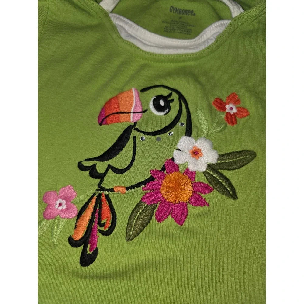 Gymboree wild for zebra outfit lot top shorts and‎ skirt size 4